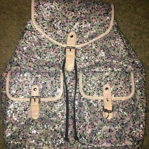 Justice bling bookbag